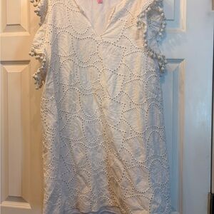 Lilly Pulitzer White Lace Sleeveless dress